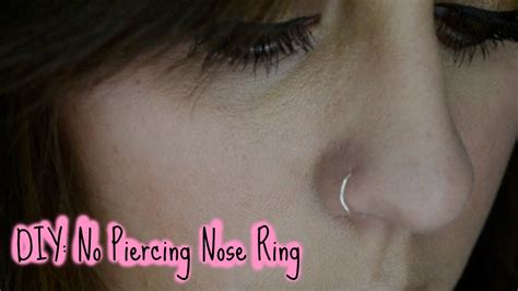 no piercing nose rings